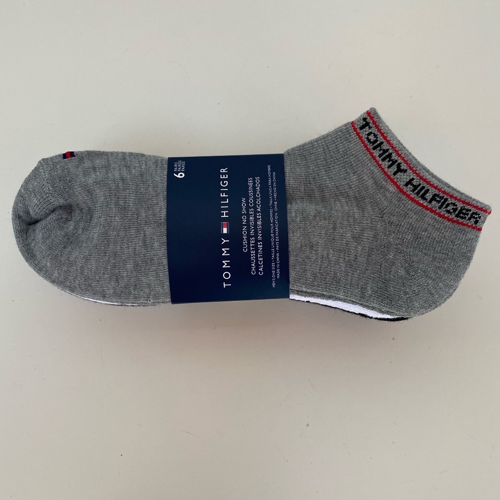 Tommy Hilfiger Cushioned No Show Ankle Socks 7-12